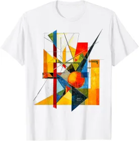 Abstract Geometric Colorful Art T-Shirt