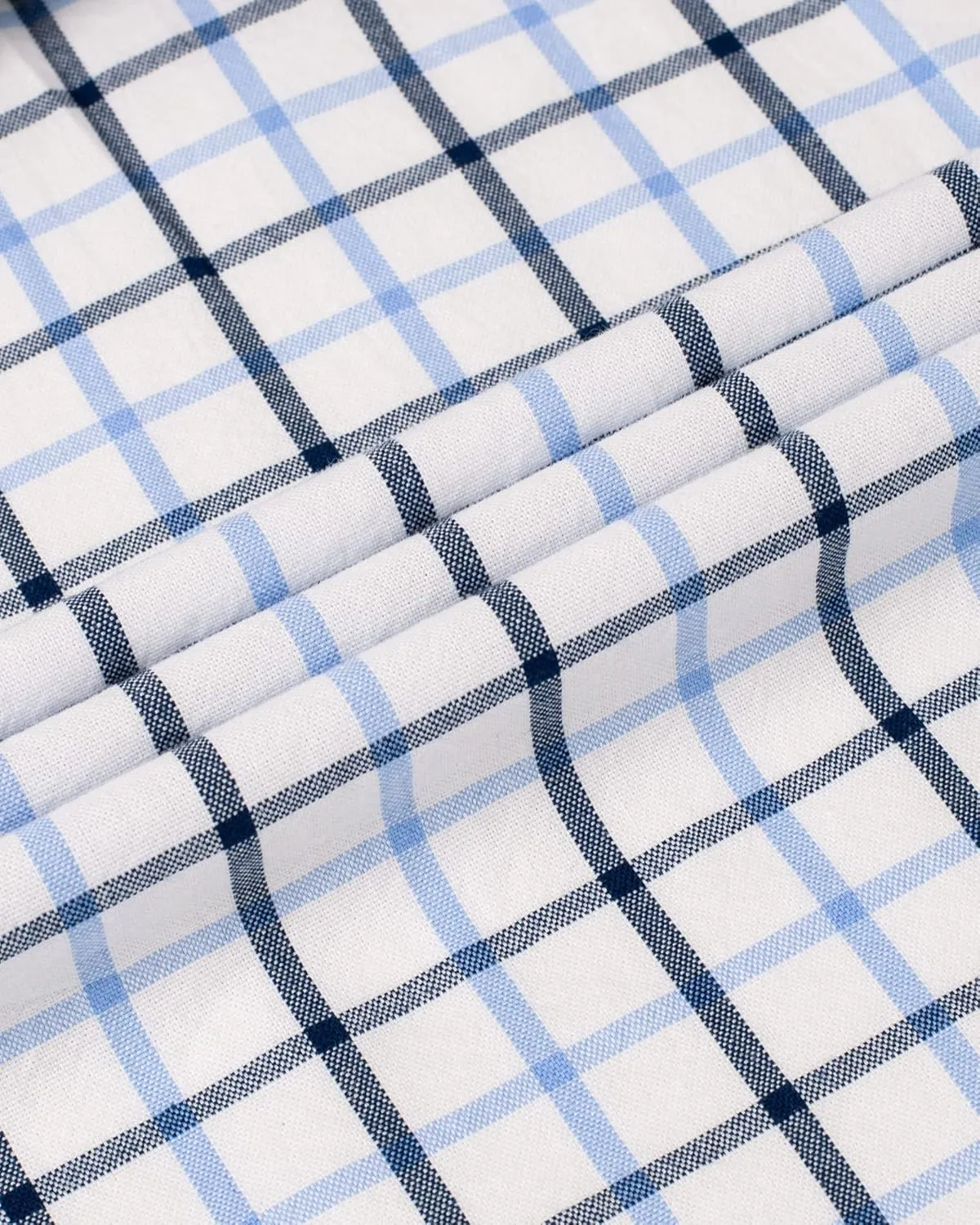 Alimens & Gentle Men's Plaid Button Down Shirts Cotton Long Sleeve Dress Shirts Regular Fit Gingham Shirts