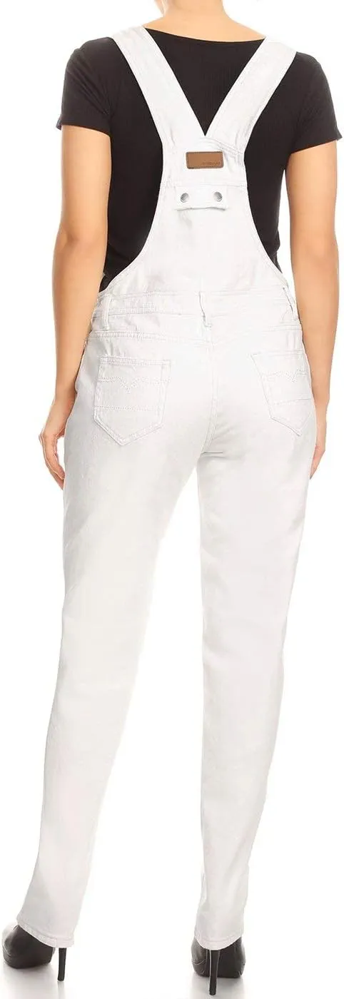 Anna-Kaci Womens Loose Denim Overalls Pants Fashion Bib Jeans Jumpsuits for Women