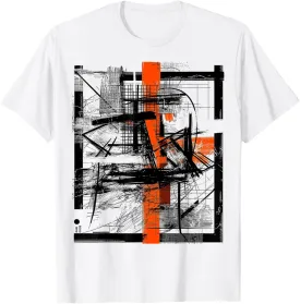 Art Drawing Abstract Geometric Graphic Art T-Shirt