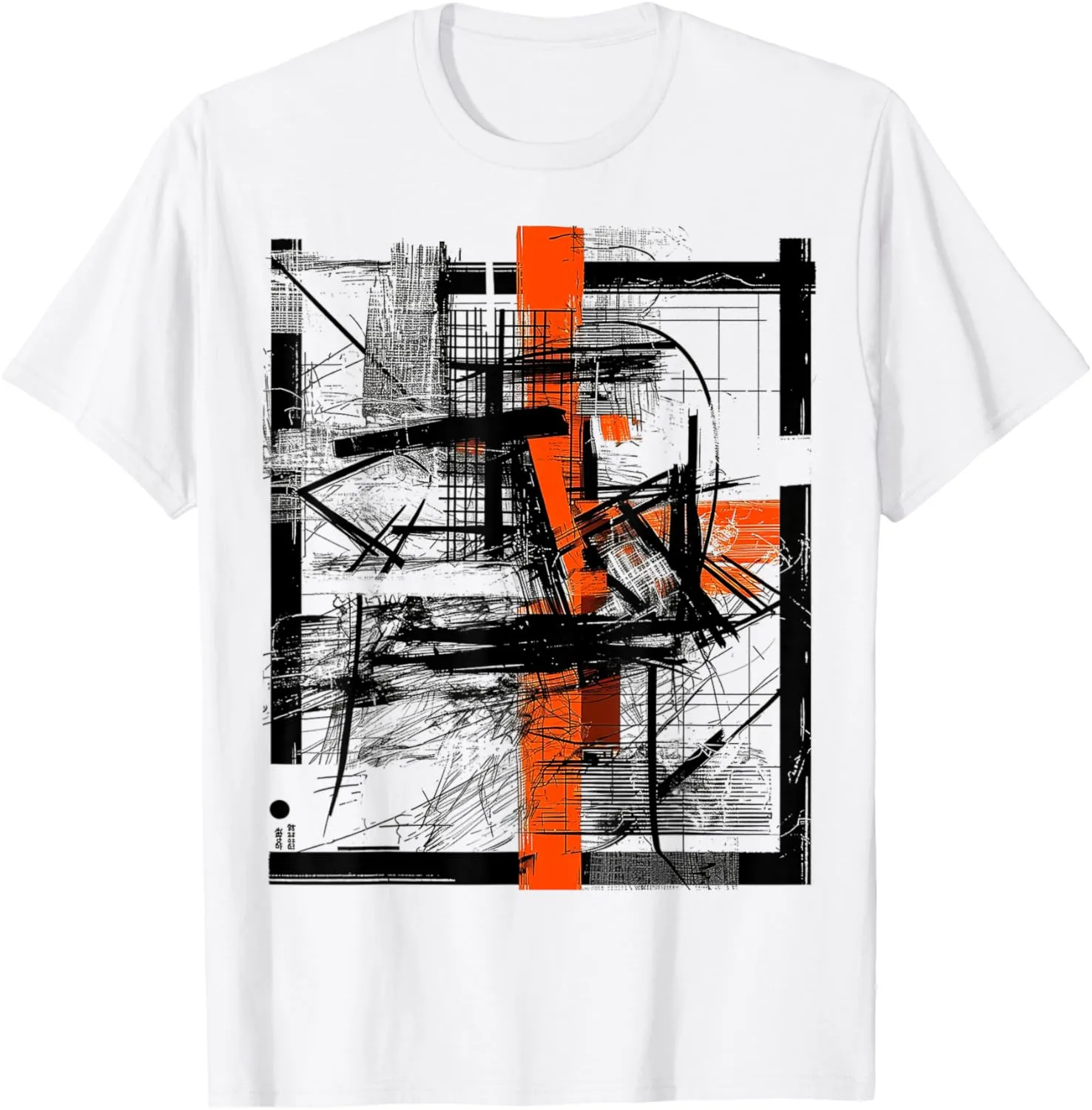 Art Drawing Abstract Geometric Graphic Art T-Shirt