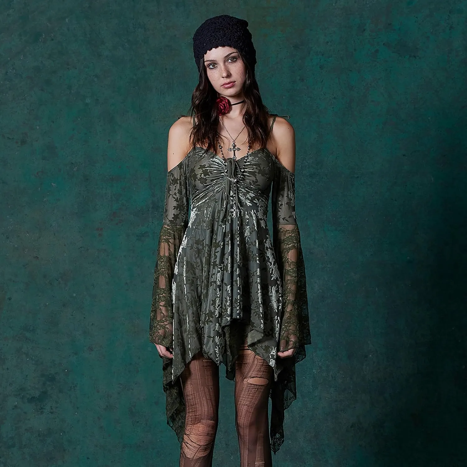 Dolls Kill F is for Fairies Handkerchief Dress by Current Mood Perfect for Fairycore Fashion