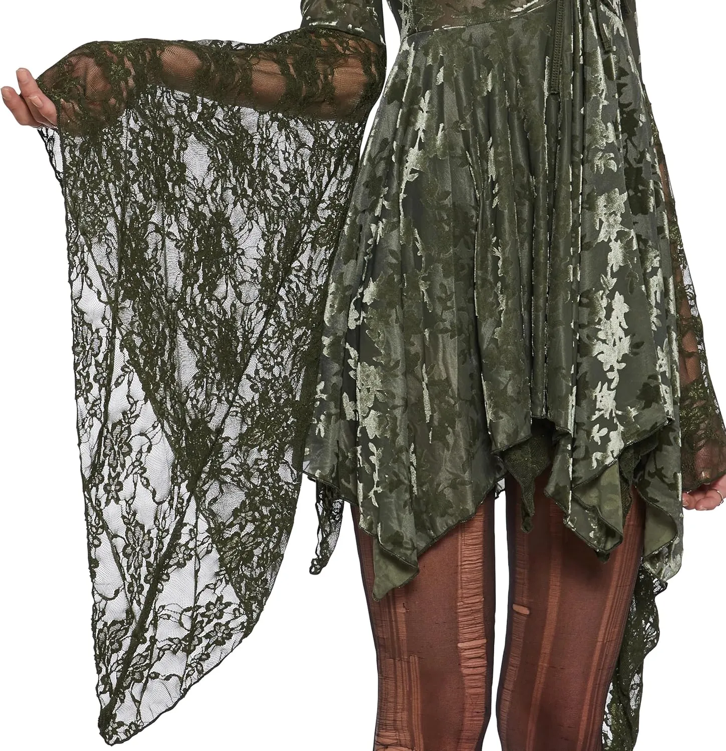 Dolls Kill F is for Fairies Handkerchief Dress by Current Mood Perfect for Fairycore Fashion