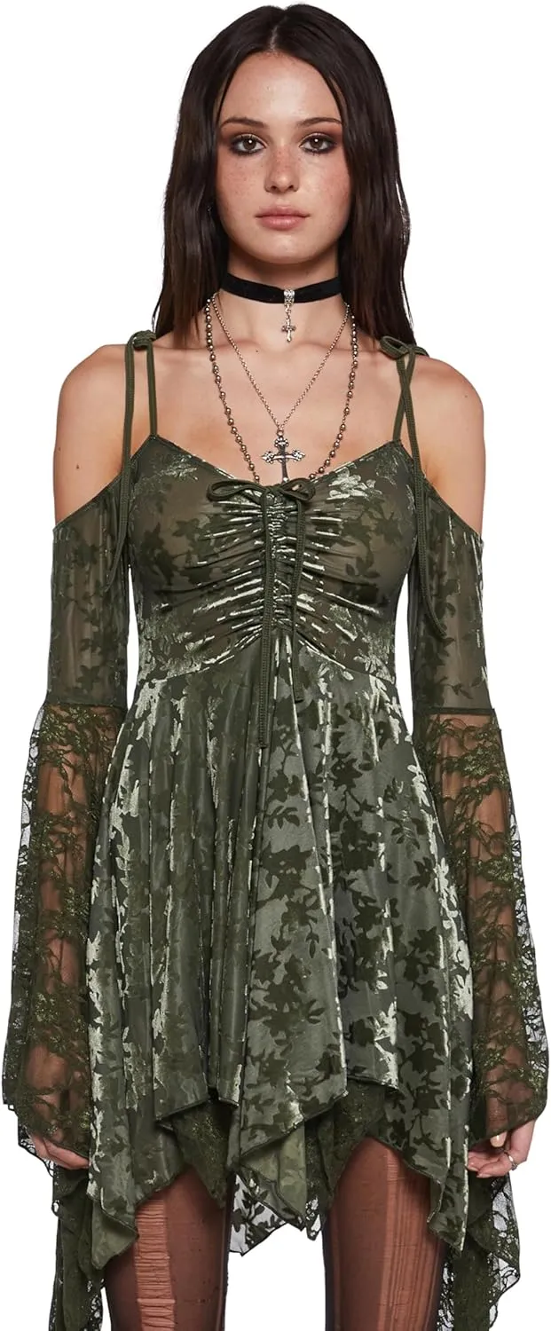 Dolls Kill F is for Fairies Handkerchief Dress by Current Mood Perfect for Fairycore Fashion