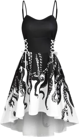 DRESSFO Summer Dress Sundress Cami Dress for Women