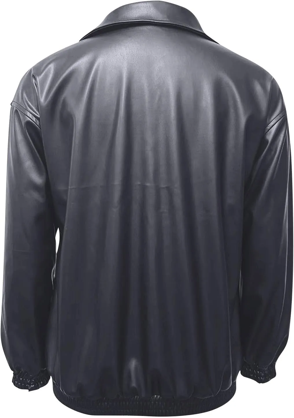 Faux Leather Jacket for Women Lapel Oversized Motorcycle Jacket Zip Up Bomber Coats Winter Fashion 2024 Fall Outfits