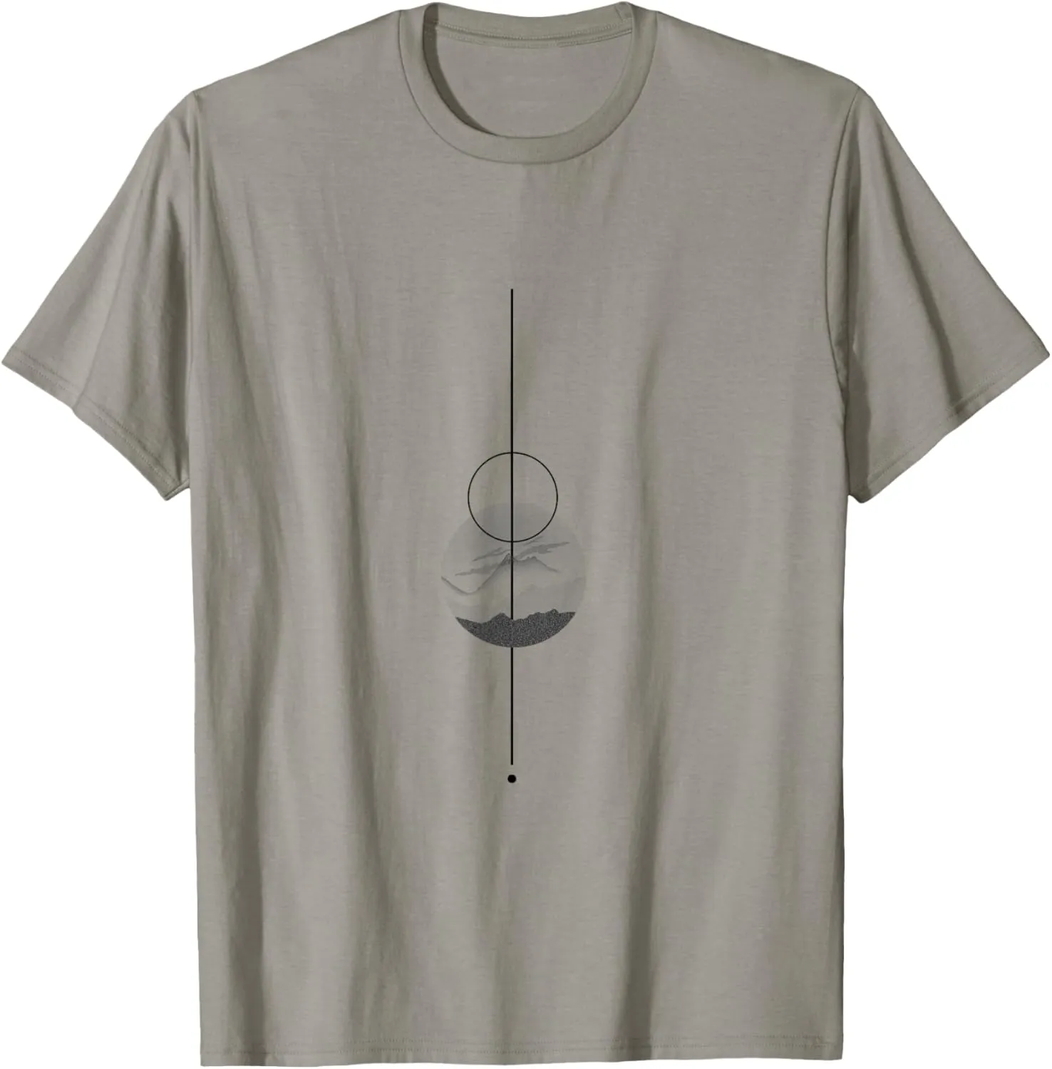 Geometric Art Graphic Planet Space Abstract Cool Man T-Shirt T-Shirt