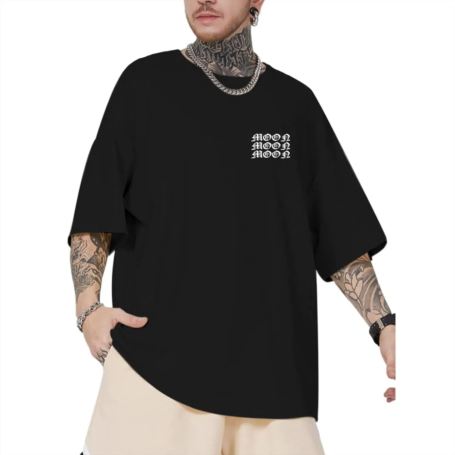 Kelxjia Men Oversized Graphic Tees Vintage Shirts Baggy Y2k Cotton T Shirts Harajuku Streetwear Summer Casual 90s Top Tshirt