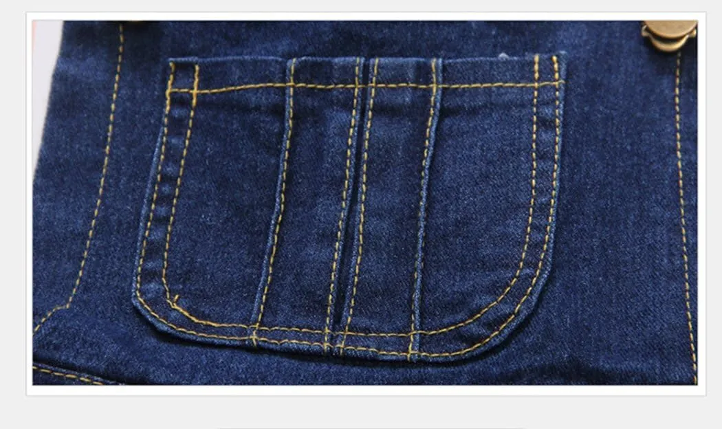 KIDSCOOL SPACE Girls Denim Skirts,Little Big Girls Soft Stretchy Jeans Overall Dress