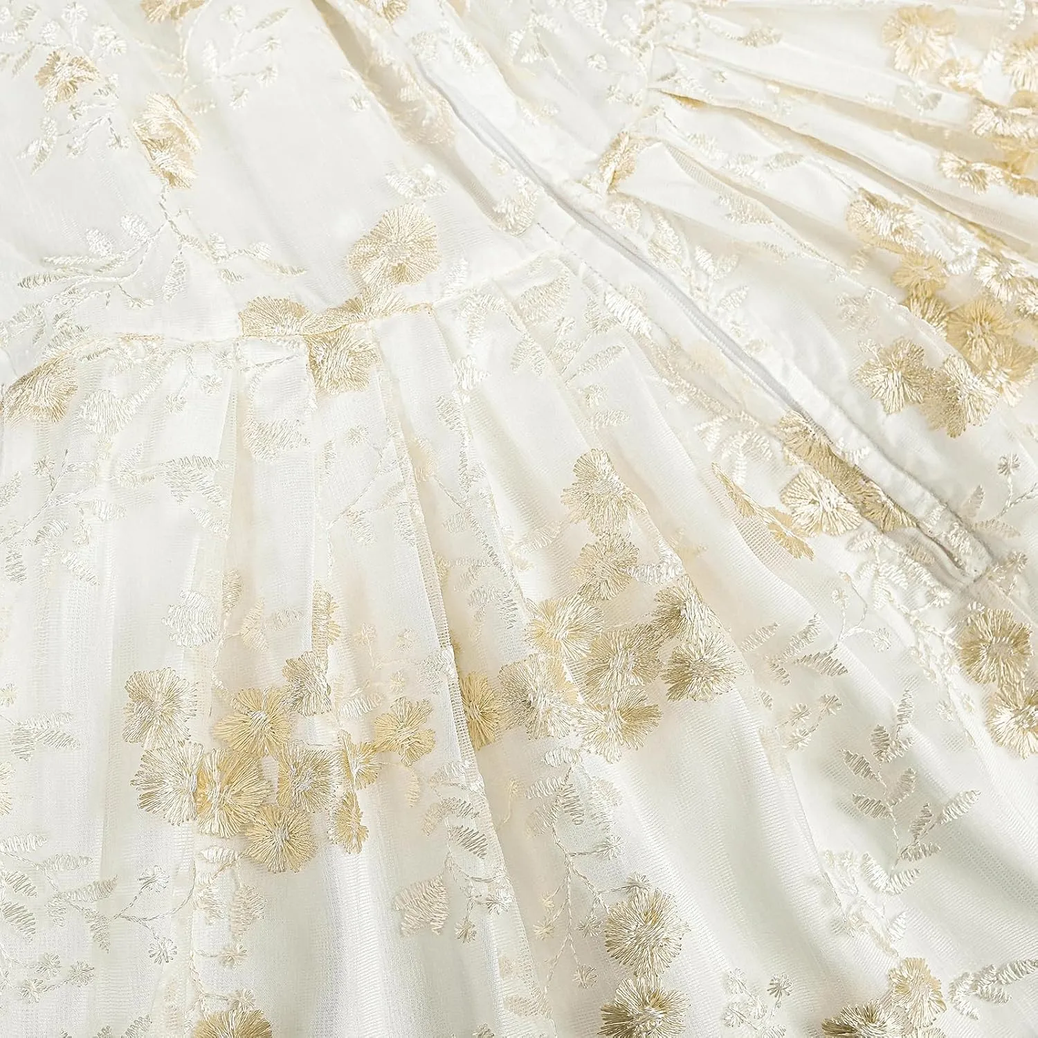 LTAKK Regency Dress Women Regency Costume Empire Waist Dresses Tea Party Victorian Gown Embroidery