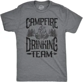 Mens Camping T Shirts Funny Camp Tees for Guys Cool Shirts for Outdoor Camping