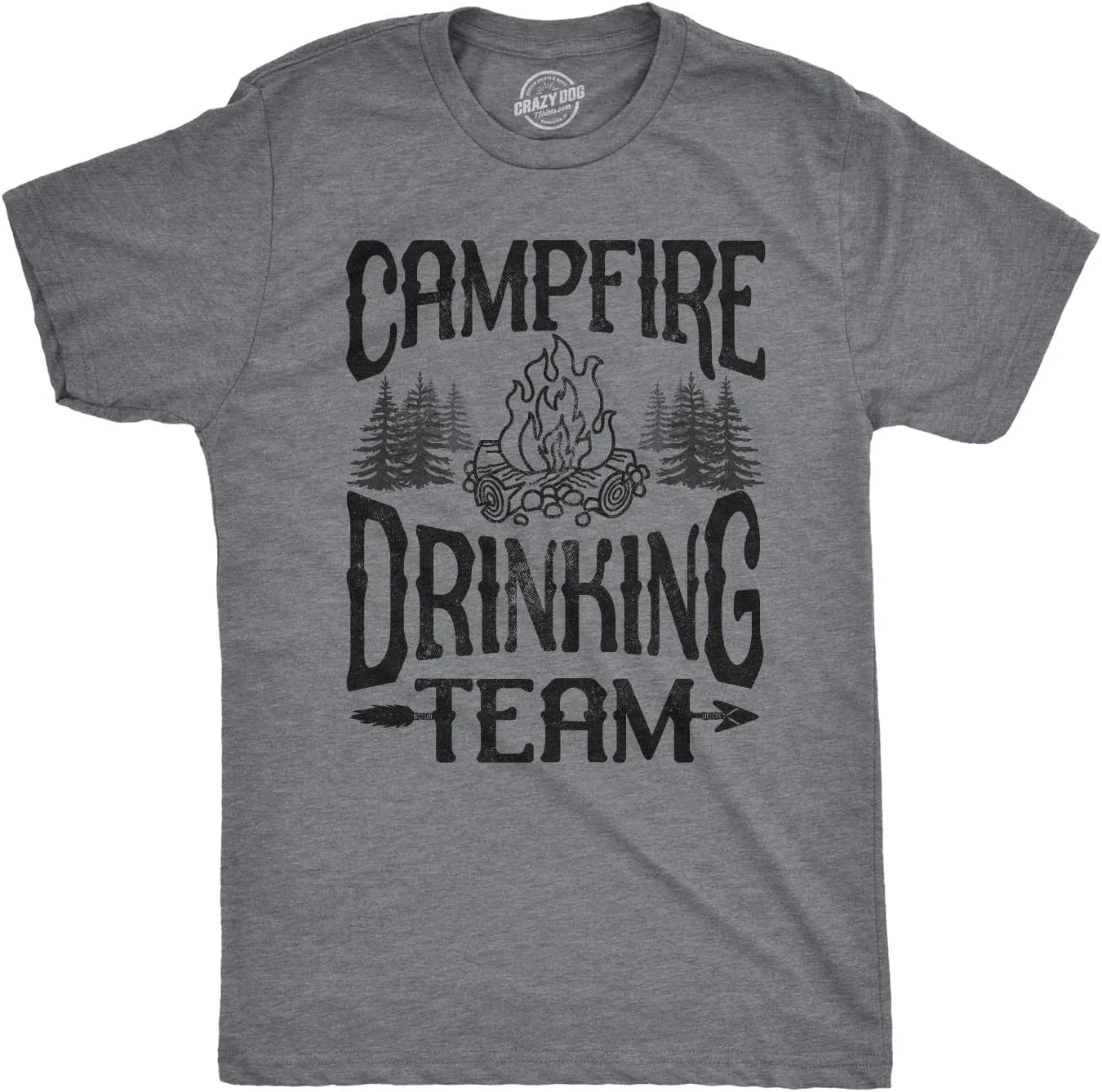 Mens Camping T Shirts Funny Camp Tees for Guys Cool Shirts for Outdoor Camping