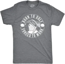 Mens Funny Golfing T Shirts with Sarcastic Sayings Novelty Golf Tees for Guys