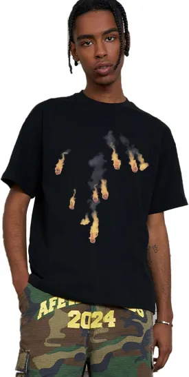 Oversized Tshirts Y2K Graphic Tees: Flame Skull Print Crew Neck Heavyweight Shirts Streetwear Funny Tops for Unisex Oversized Tshirts Y2K Graphic Tees: Flame Skull Print Crew Neck Heavyweight Shirts Streetwear Funny Tops for Unisex