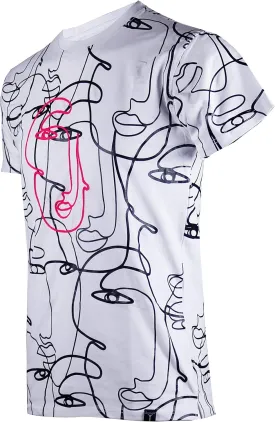 Screenshotbrand Mens Hipster Hip-Hop Urban Tees - NYC Street Fashion Longline Print T-Shirt