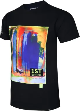 Screenshotbrand Mens Hipster Hip-Hop Urban Tees - NYC Street Fashion Longline Print T-Shirt