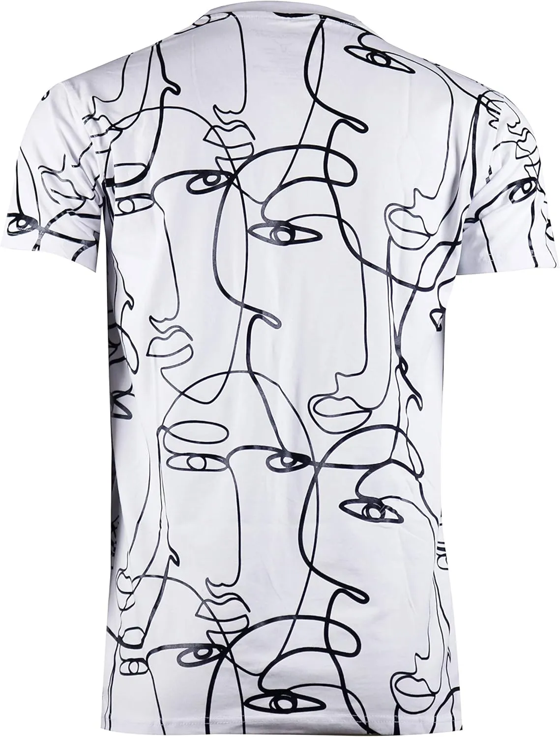 Screenshotbrand Mens Hipster Hip-Hop Urban Tees - NYC Street Fashion Longline Print T-Shirt