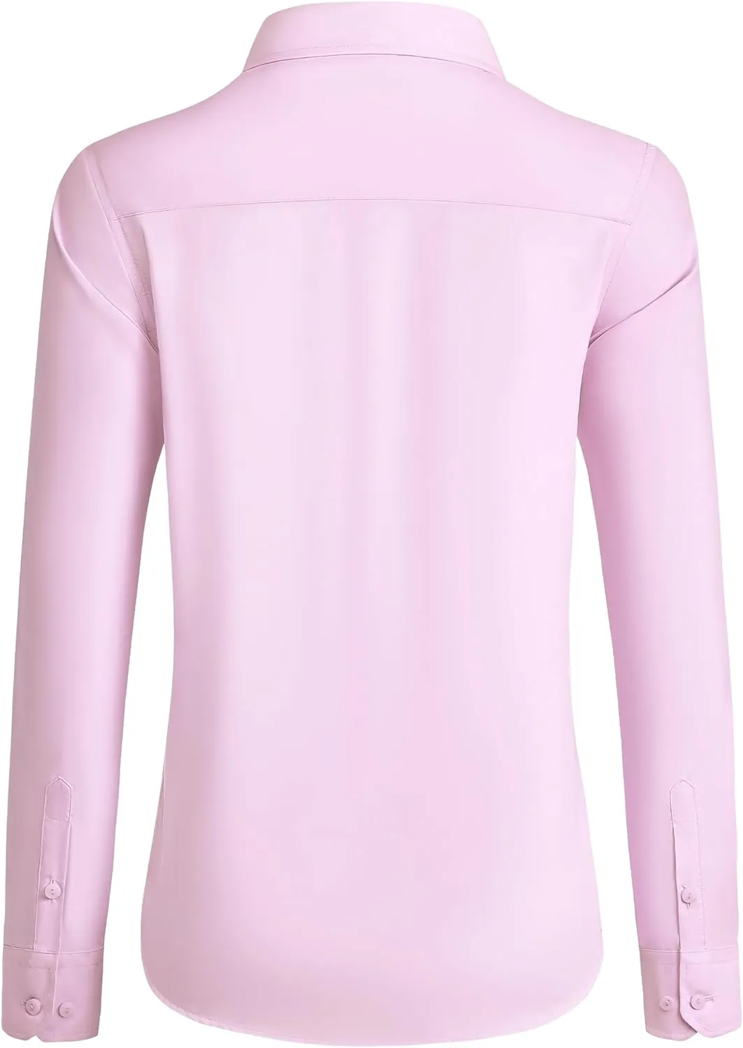 siliteelon Button Down Shirts for Women Wrinkle Free Dress Shirts Long Sleeve Shirts Formal Work Office Blouses Tops