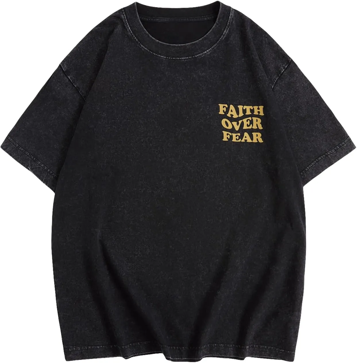 SOLY HUX T Shirts for Men Baggy Streetwear Short Sleeve Crewneck Letter Graphic Tee Tops