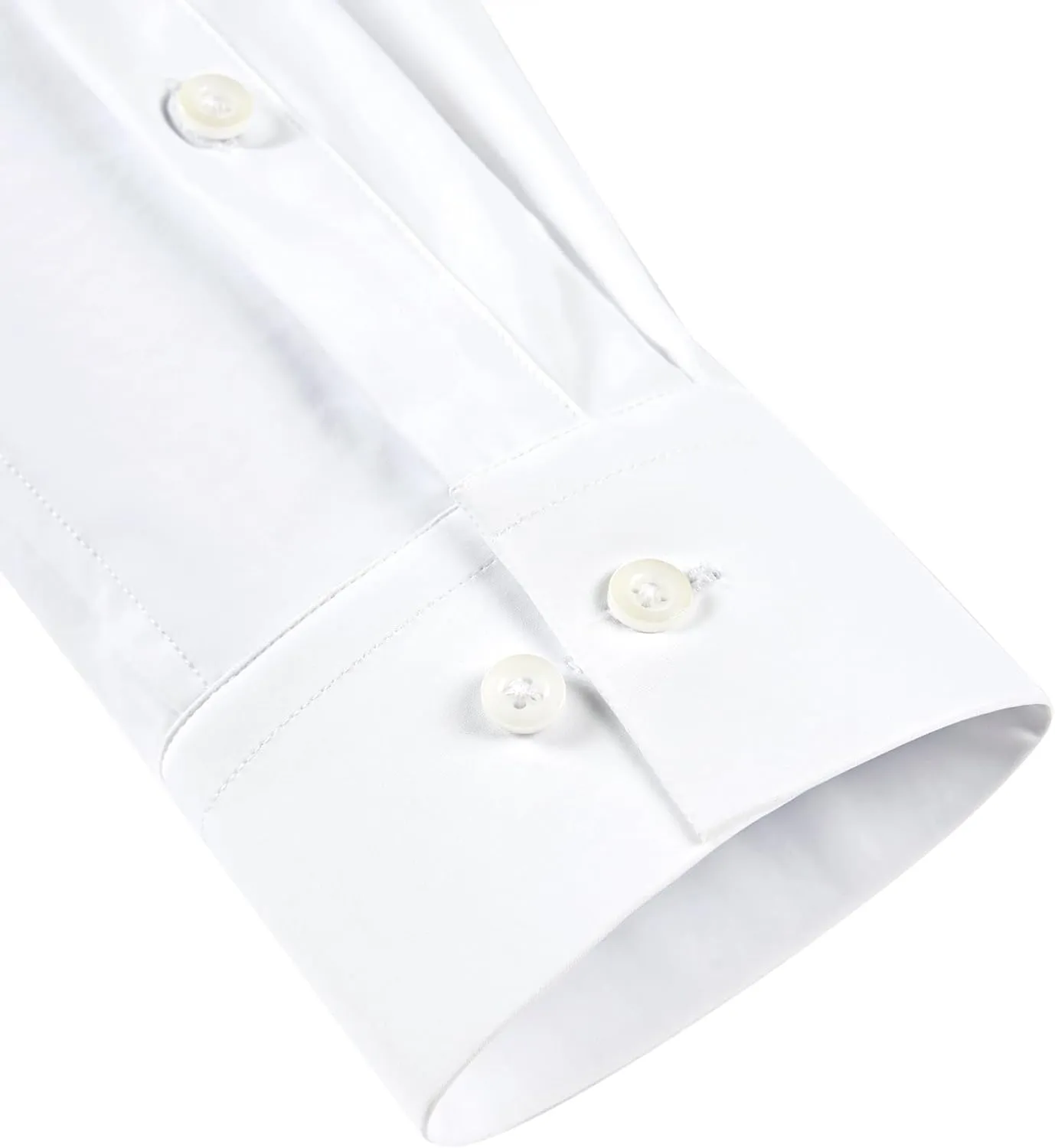 Stretch Mens Dress Shirts Long Sleeve Slim Fit Dress Shirts for Men Muscle Fit Wrinkle Free Button Down Shirt