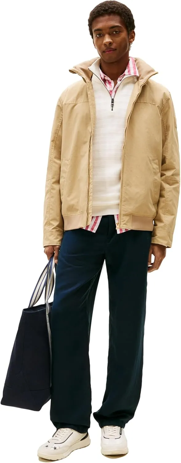 Tommy Hilfiger Men's Lightweight Waterproof Regatta Bomber Jacket