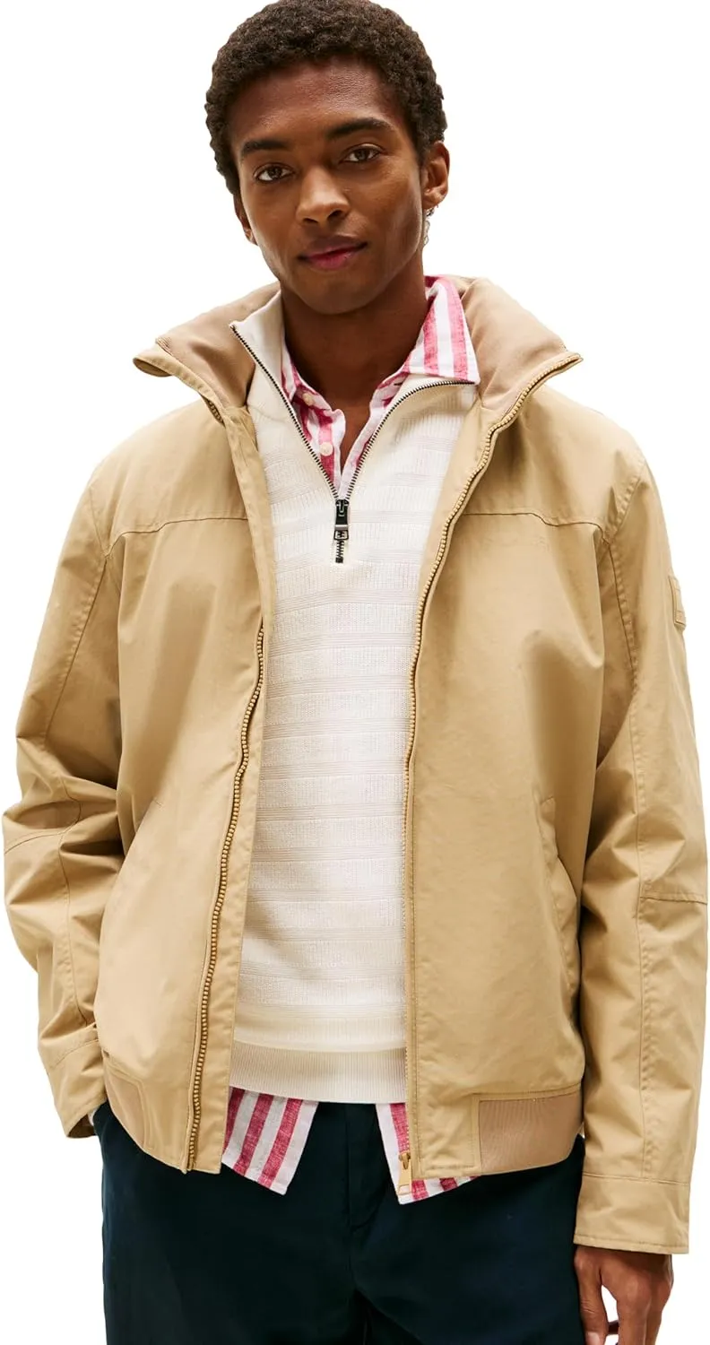 Tommy Hilfiger Men's Lightweight Waterproof Regatta Bomber Jacket