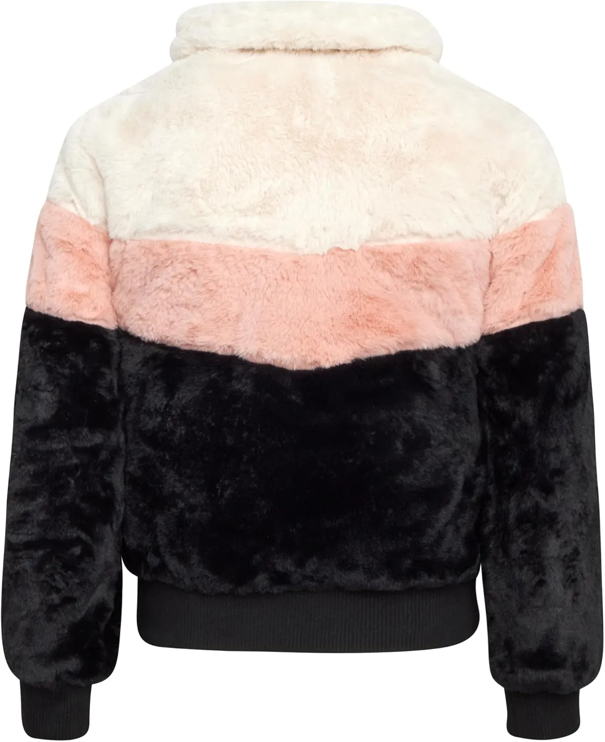URBAN REPUBLIC Girls' Winter Coat - Zip Up Warm Plush Faux Fur Teddy Dress Coat and Bomber Jacket for Girls (Sizes: 4-16)