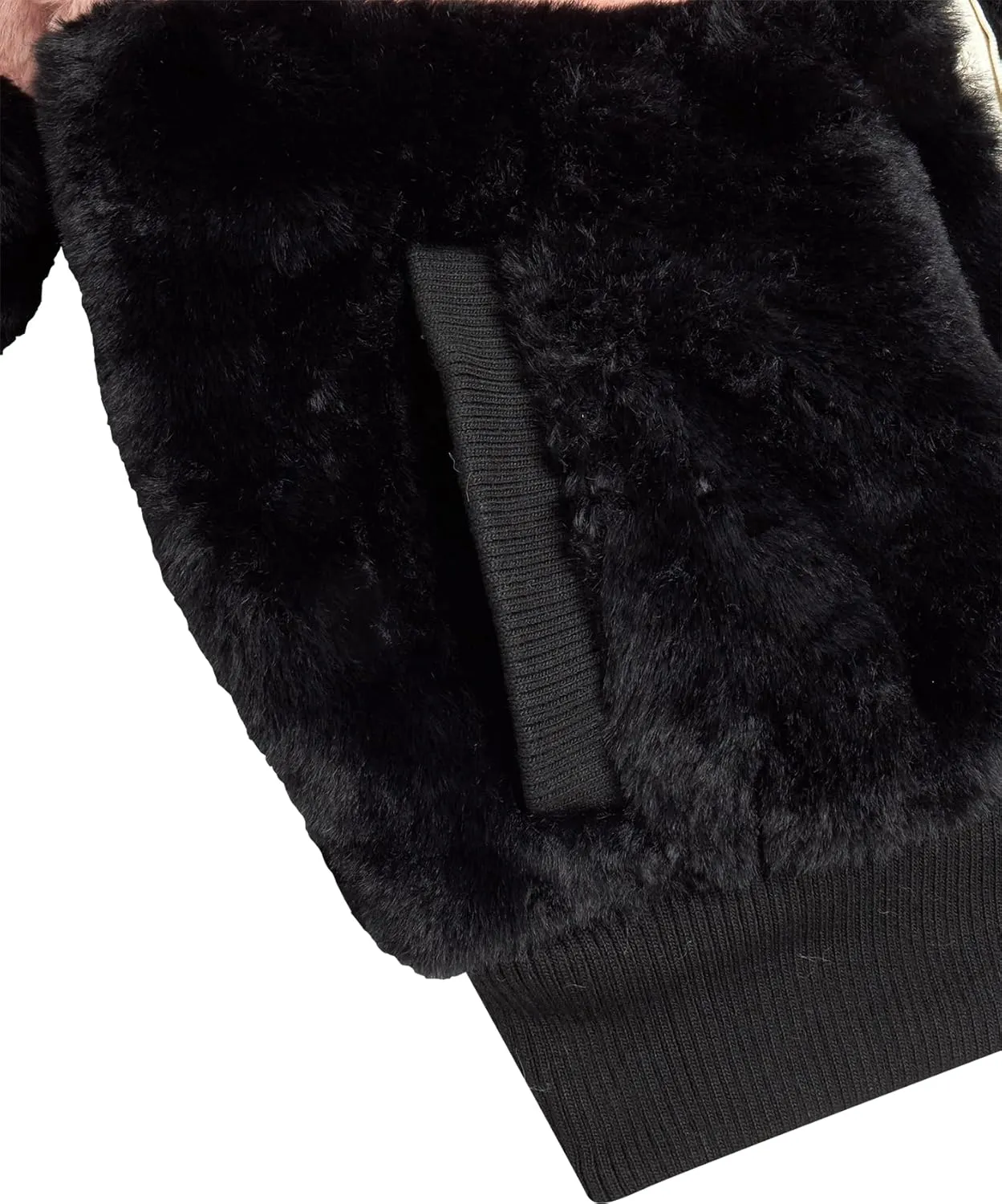 URBAN REPUBLIC Girls' Winter Coat - Zip Up Warm Plush Faux Fur Teddy Dress Coat and Bomber Jacket for Girls (Sizes: 4-16)