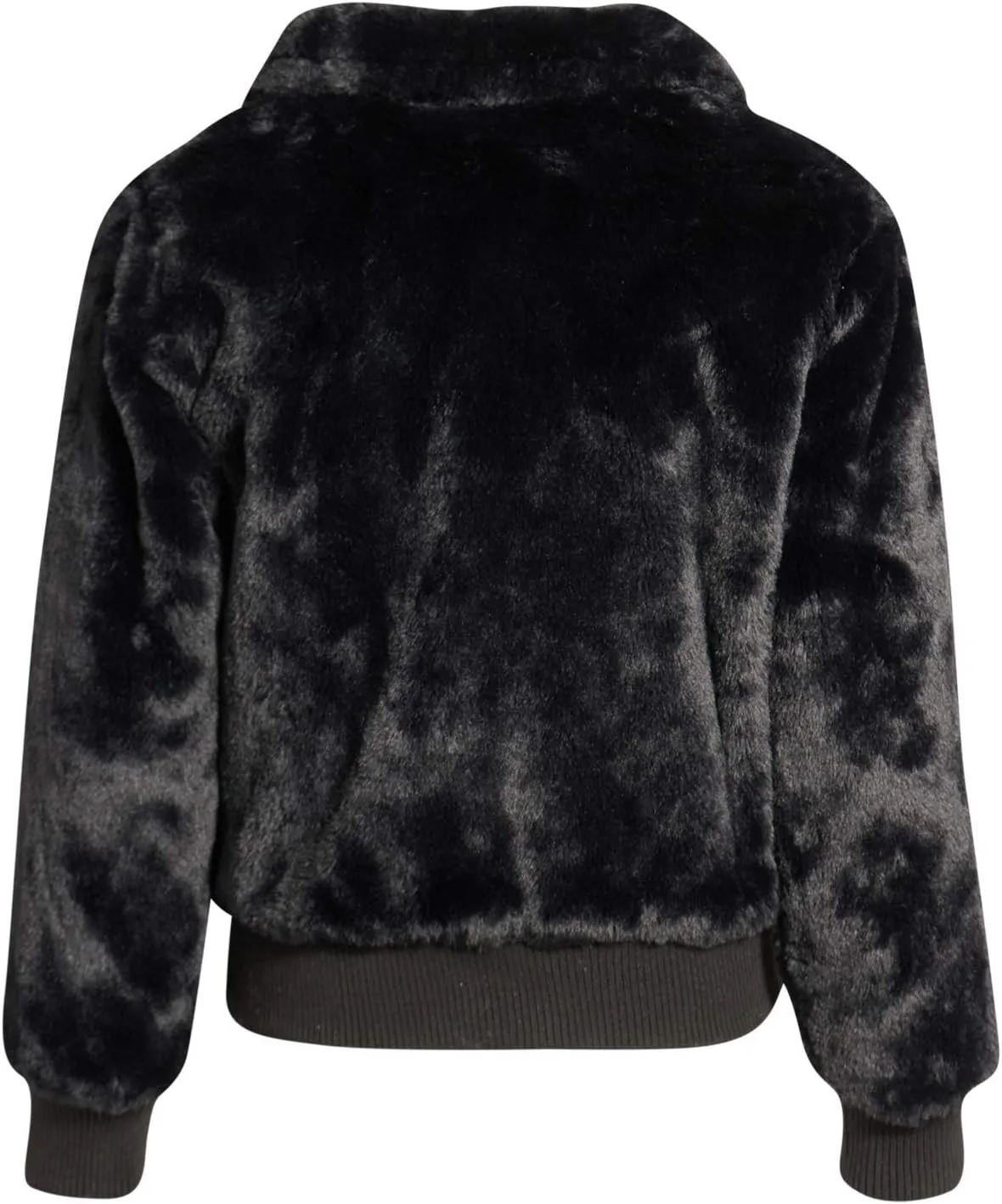 URBAN REPUBLIC Girls' Winter Coat - Zip Up Warm Plush Faux Fur Teddy Dress Coat and Bomber Jacket for Girls (Sizes: 4-16)