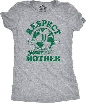 Womens Earth Day T Shirt Funny Awesome Environmental Nature Recycling Tee for Ladies