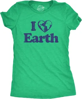 Womens Earth Day T Shirt Funny Awesome Environmental Nature Recycling Tee for Ladies