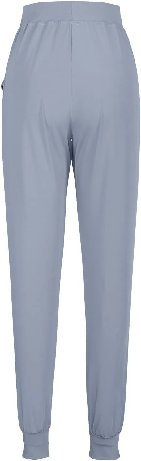 Women's Joggers Pants Drawstring Running Sweatpants with Pockets High Waisted Athletic Tapered Sweatpants Workout