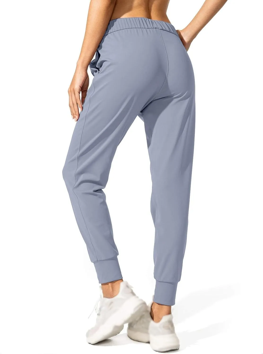 Women's Joggers Pants Drawstring Running Sweatpants with Pockets High Waisted Athletic Tapered Sweatpants Workout