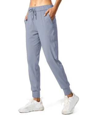 Women's Joggers Pants Drawstring Running Sweatpants with Pockets High Waisted Athletic Tapered Sweatpants Workout